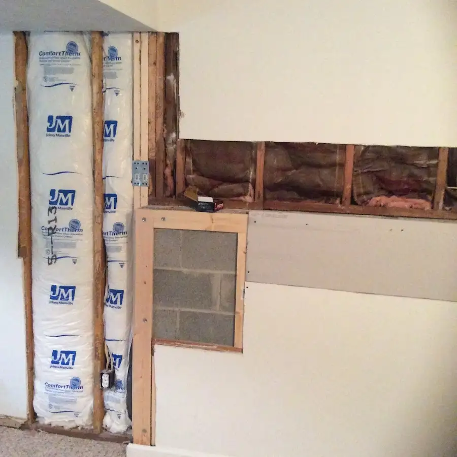 Wall insulation replacement during Odor Removal & Deodorization in Northfield